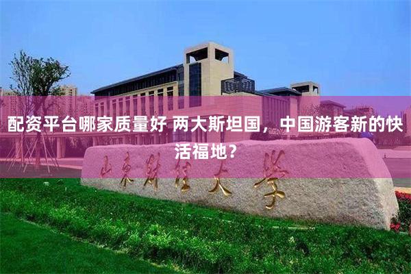 配资平台哪家质量好 两大斯坦国，中国游客新的快活福地？